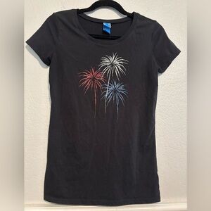 Target Women’s July 4th black T-shirt size Small